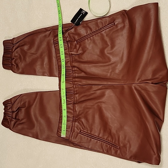 INC Internatinal Concepts Faux Leather jogger pants, NWT - Picture 2 of 13